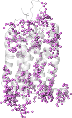 GPCR variation map